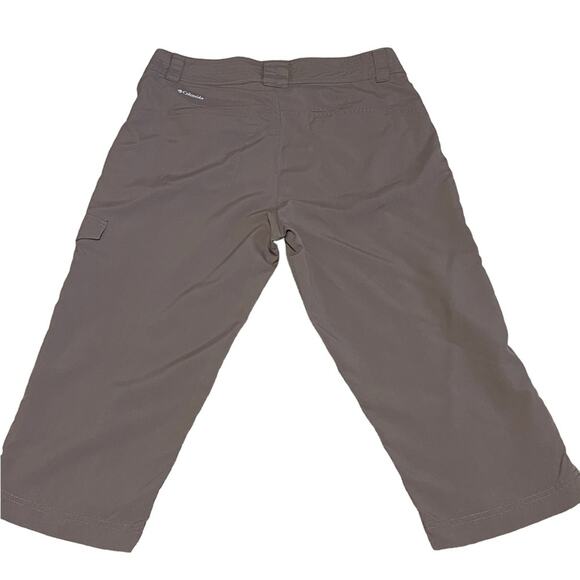 Columbia Womens Brown Button Front Cargo Hiking Pants with Pockets Size 6 - Picture 2 of 8